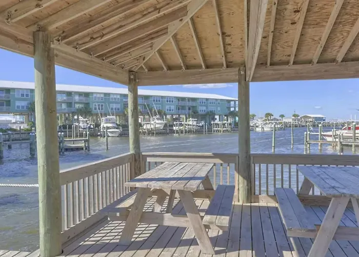 Waterfront With Bay Views Pool Hot Tub Boat Ramp & Private Balcony * Gulf Shores